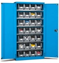 Armario Metalico AZUL | 1023x400x2000h C/Contenedores, Storage Compat